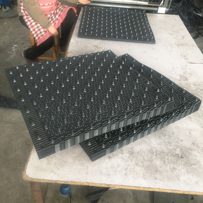 750X2000mm Sert PVC Soğutma Kulesi Doldurur CF750 Dolgu Medya Soğutma Kulesi