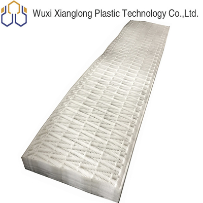 PVC Soğutma Kulesi Kanatları Blok Çapraz Akış Ortamı 750X2000mm Siyah Gri