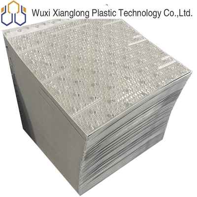 950mm Soğutma Kulesi Dolgu Medyası Plastik PVC Evaporatif Pedler Soğutma Kulesi Doldurma Paketi