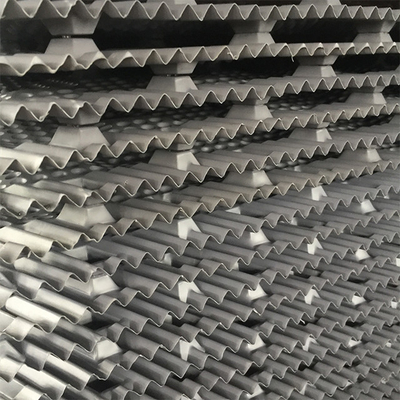 850X1000mm Soğutma Kulesi Dolgulu Hava Soğutma PVC Dolgu 0.32mm-0.6mm