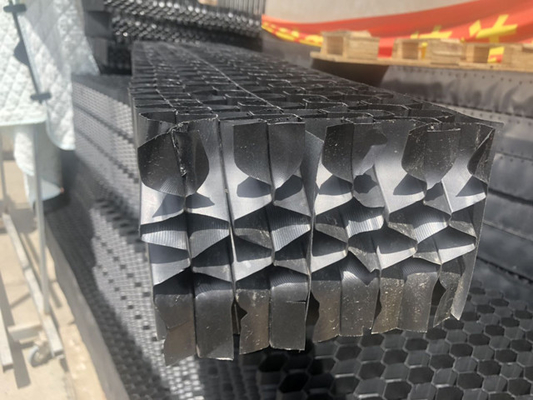 Siyah Petek Hücresel PVC Drift Eliminator Soğutma Kulesi Bileşenleri