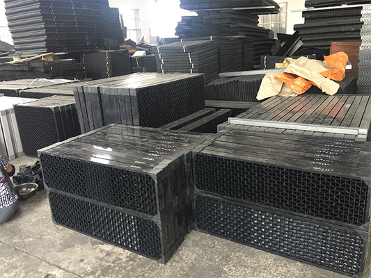 PVC Hava Giriş Panjuru Soğutma Kulesi 2400mm Genişlik 85mm Derinlik