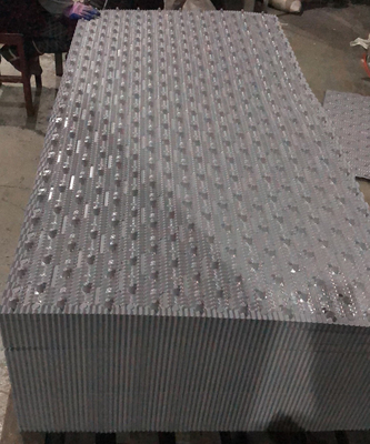 750X2000mm Sert PVC Soğutma Kulesi Doldurur CF750 Dolgu Medya Soğutma Kulesi