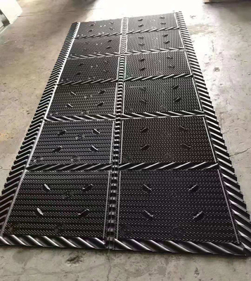 Siyah Soğutma Kulesi Dolgusu Soğutma Kulesi Paketi PVC Dolgu 810mm