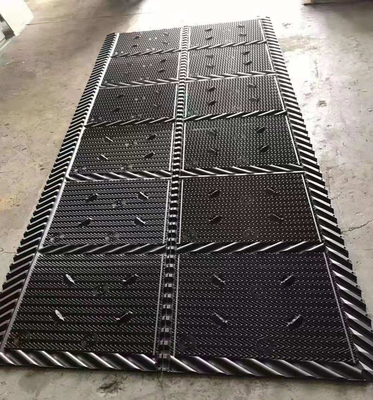 Siyah Soğutma Kulesi Dolgusu Soğutma Kulesi Paketi PVC Dolgu 810mm