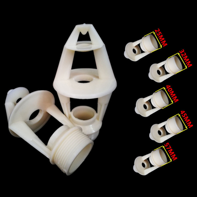 Sprinkler Soğutma Kulesi Su Püskürtme Nozulları Soğutma Kulesi İçin PVC Nozul