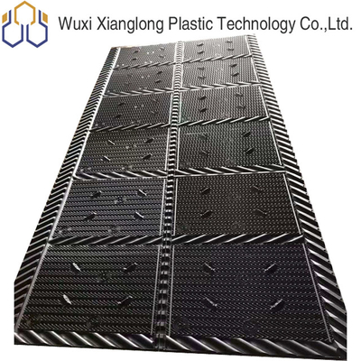 Siyah Soğutma Kulesi Doldurma Soğutma Kulesi Paketi PVC Doldurucu 810mm*3660mm