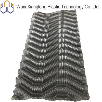 Siyah Mavi PVC Soğutma Kulesi Dolgu Paketi Petek Dolgu 500mm 0.32-0.6mm